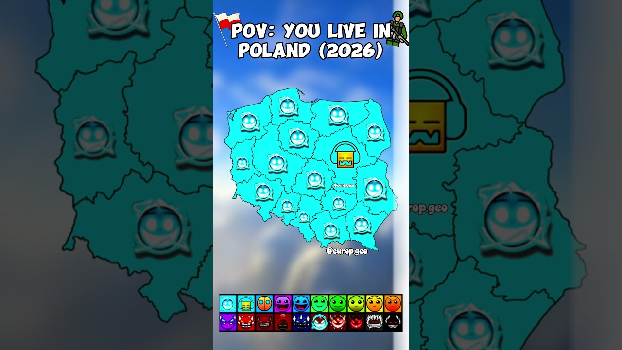 POV: You live in Poland 🇵🇱 2026 VS 1944 #geography #europe #mapping #map #poland #ww2 #history