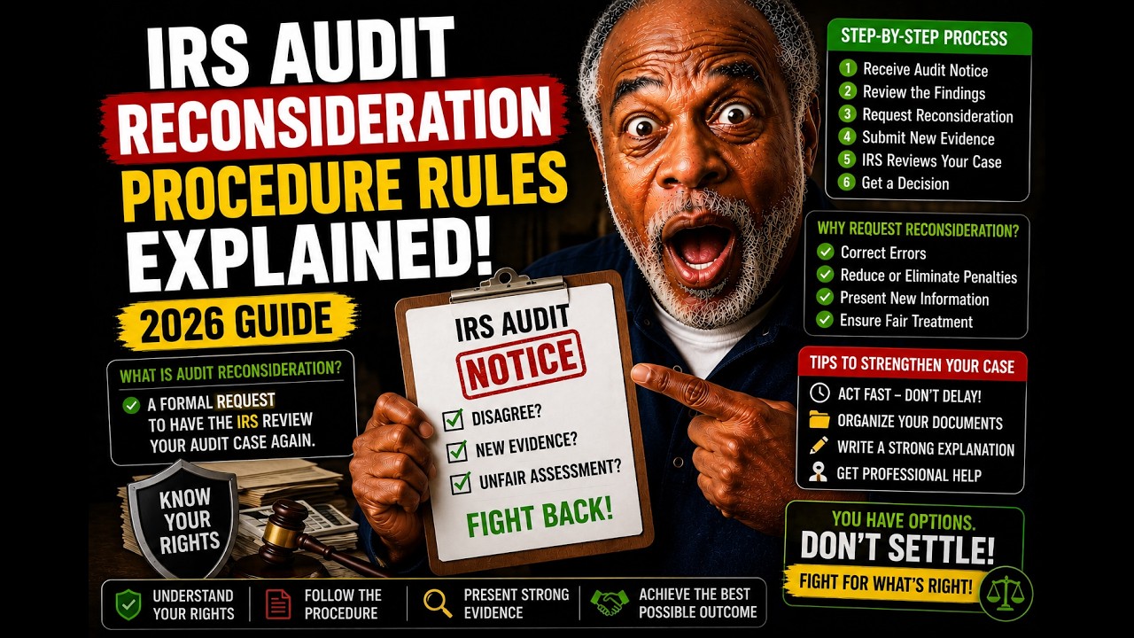 IRS Audit Reconsideration Procedure Rules Explained 2024: How to Fight an Audit 🔶 TAXES S3&bull;E98