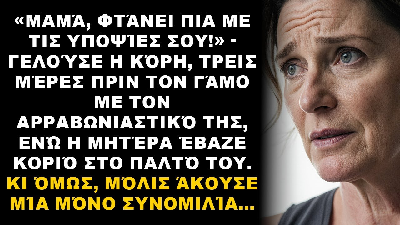 «Η μητέρα έβαλε κοριό στον αρραβωνιαστικό της κόρης — και μια συζήτηση άλλαξε ολόκληρο τον γάμο»