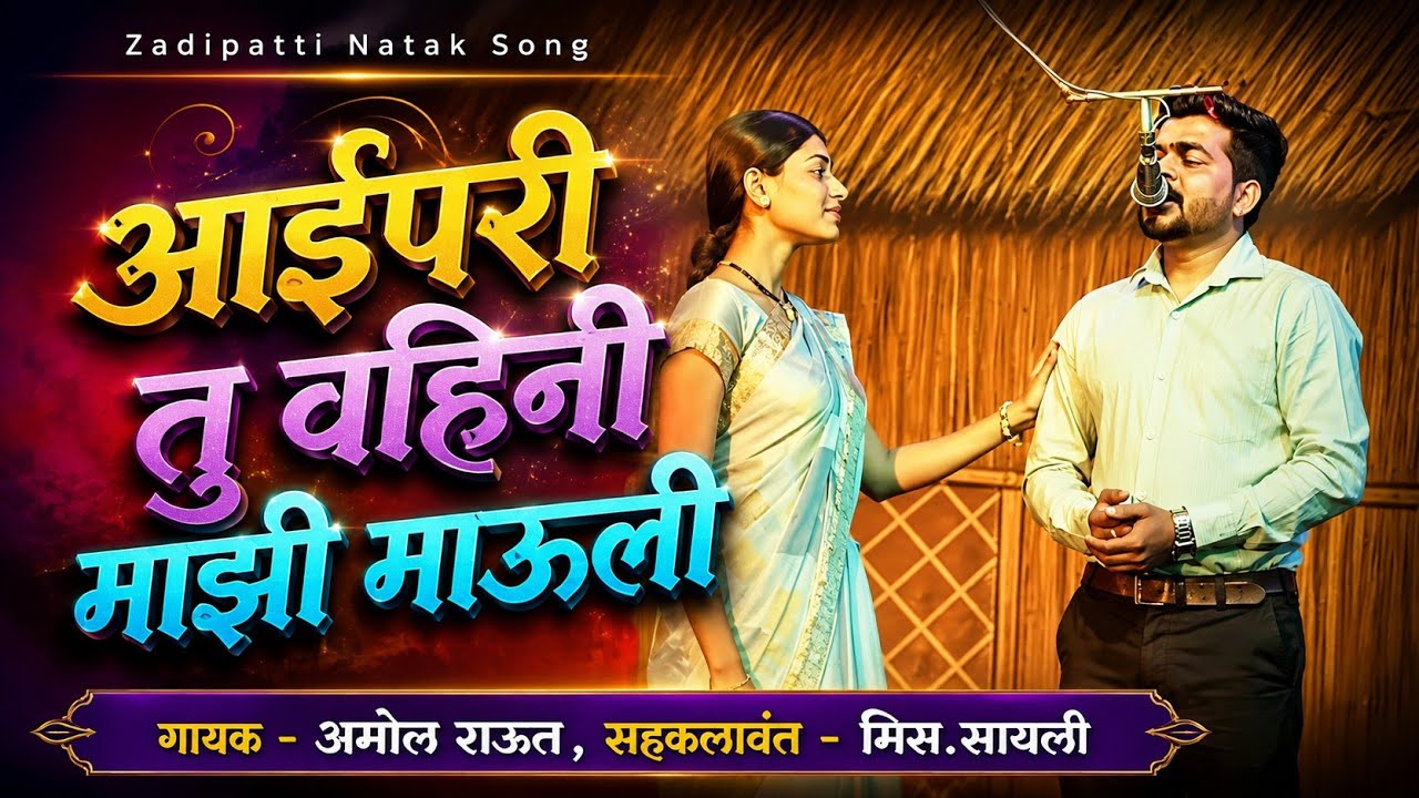 आईपरी तू वहिनी माझी माऊली | स्वर. अमोल राऊत , सायली | Zadipatti Natak Song | Zadipatti Tarang | 