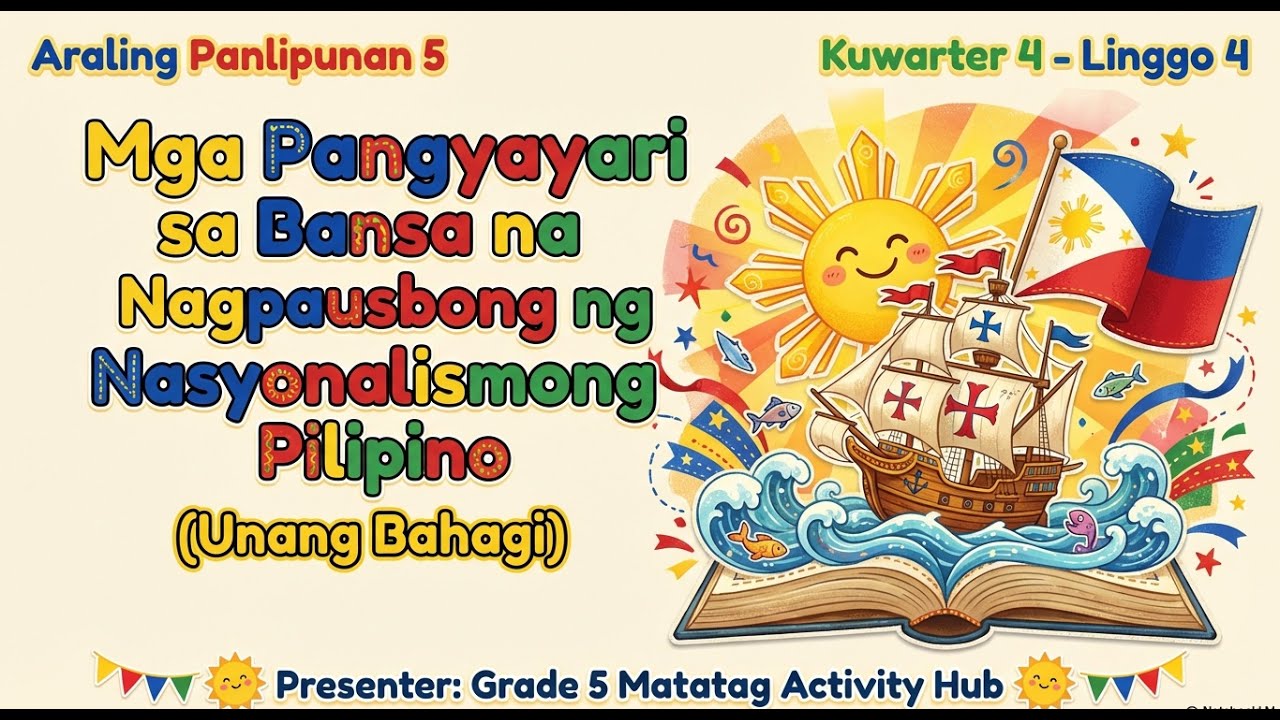 MATATAG  ARALIN PANLIPUNAN 5 QUARTER 4 WEEK 4 SUPPLEMENTARY SLIDES