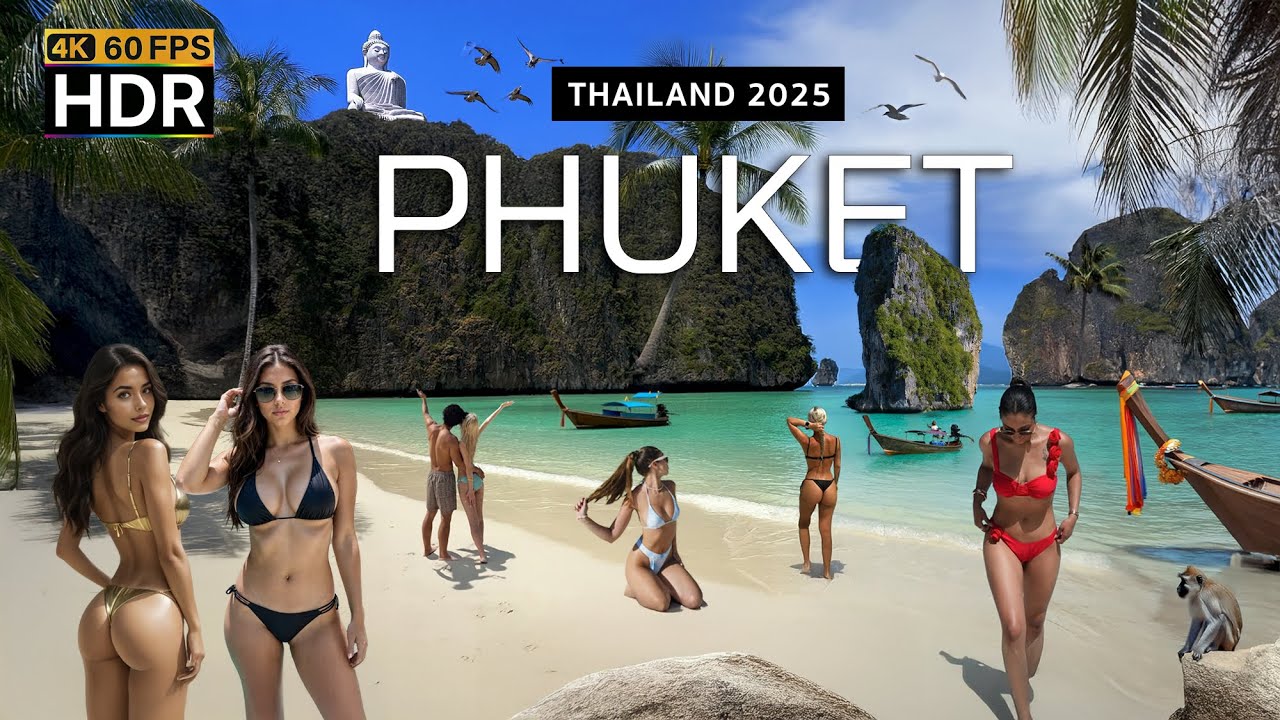 🇹🇭 4K HDR | Исследуйте Пхукет Таиланд 2025 - Самый красивый райский остров в мире