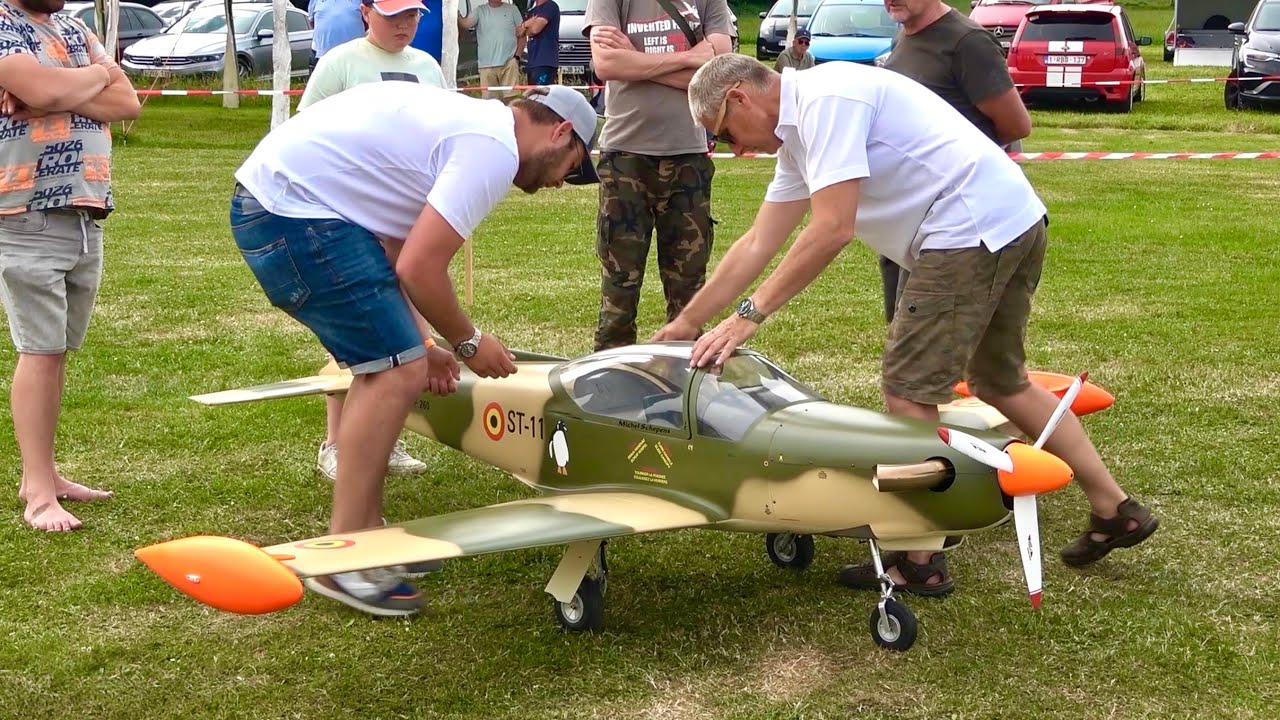 STUNNING RC TURBOPROP SIAI-MARCHETTI SF.260 WITH AN INCREDIBLE AEROBATIC FLIGHT