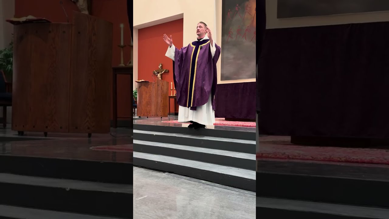 Homily for the First Sunday of Lent - Fr. Barnabas O'Reilly, OSB