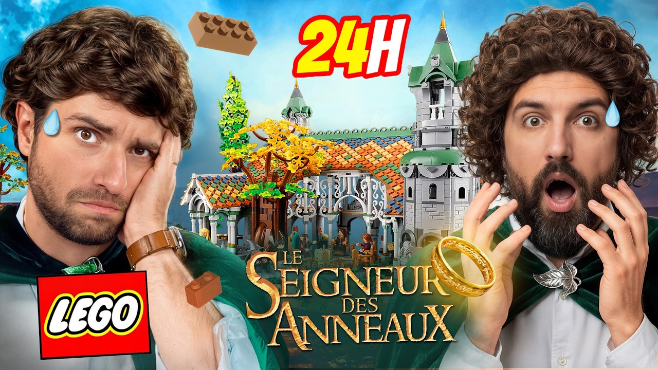 On a construit ce lego Seigneur Des Anneaux sans dormir (à l’aide)