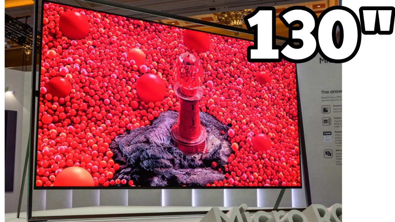 Телевизор Samsung 130 дюймов Micro RGB (2026) | Обзор