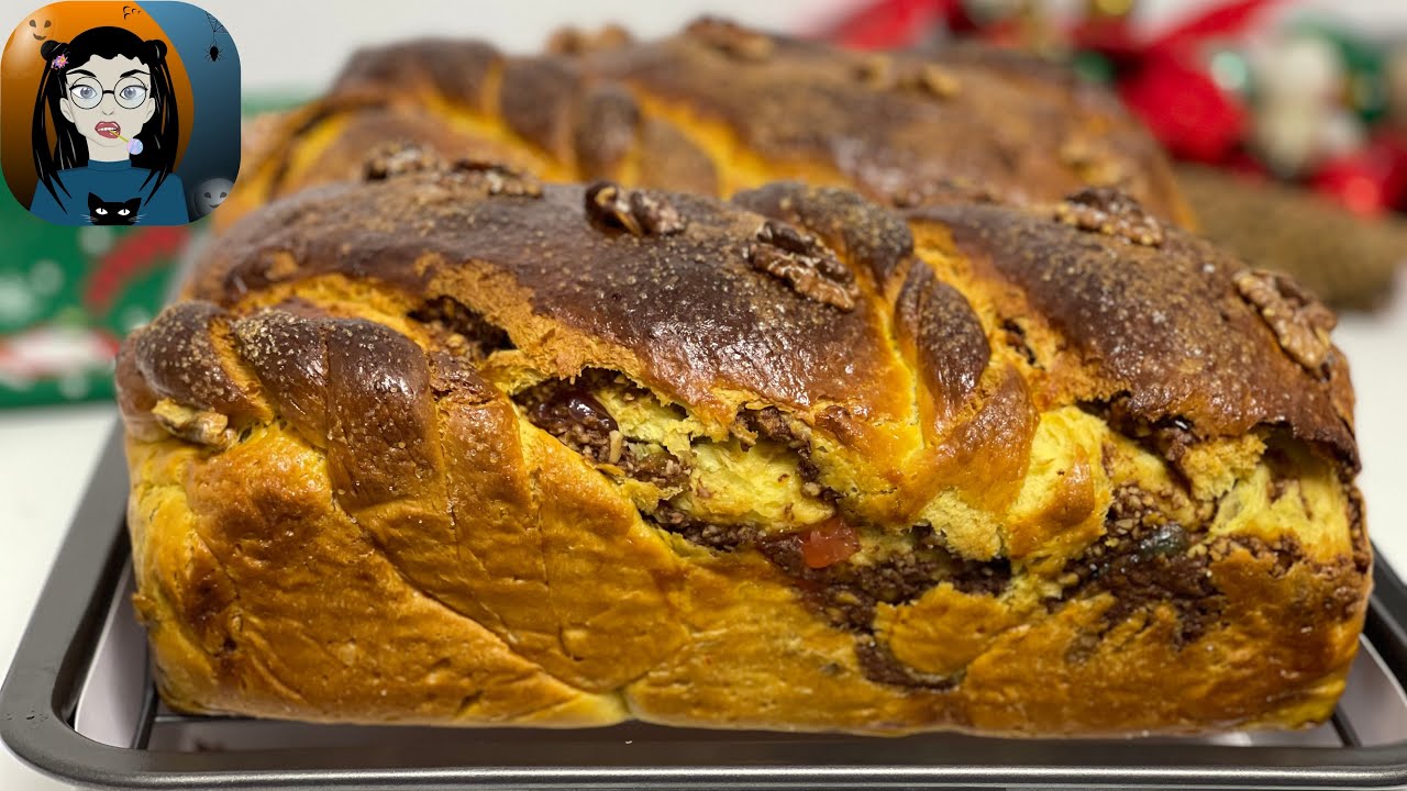 Вау! Козонак НАЧИНЁН орехами, изюмом и рахат-лукумом!