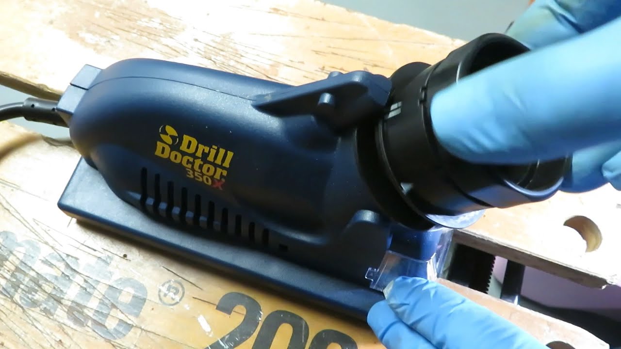 Как заточить сверло с помощью Drill Doctor 350X