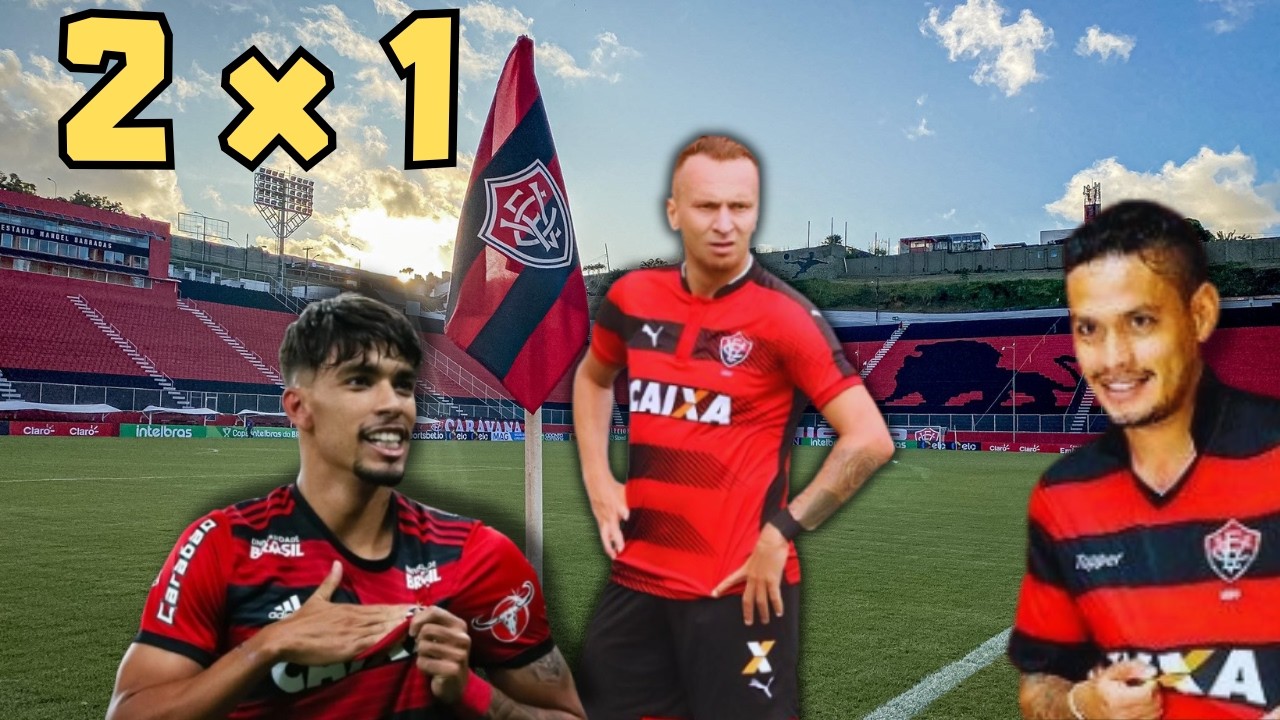 Flamengo e Vitória no BARRADÃO sempre tem jogo EMOCIONANTE!