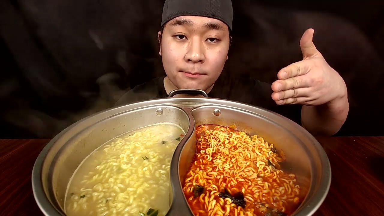 나가사끼 짬뽕, 오징어 짬뽕, 라면 먹방 / Nagasaki Jjampong, Squid Jjampong, Noodles Mukbang
