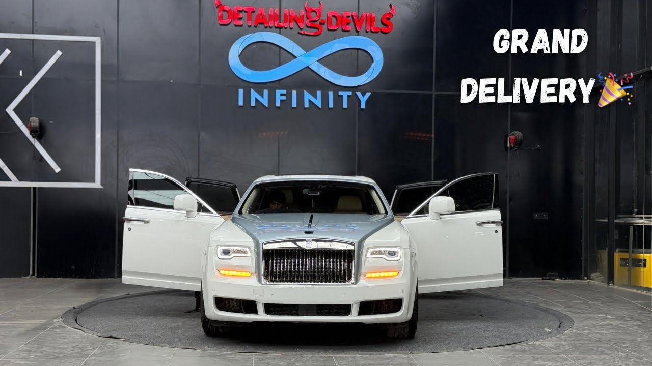 Грандиозная доставка ROLLS ROYCE GHOST❤️ | @Ajju0008YT @Infinity_DetailingDevils