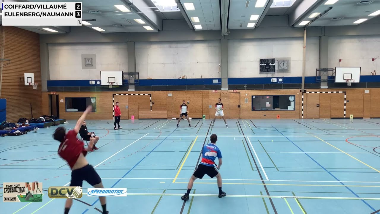 250 Crossminton Open Doubles Final, Coiffard/Villaumé 🇫🇷 vs Eulenberg/Naumann 🇩🇪