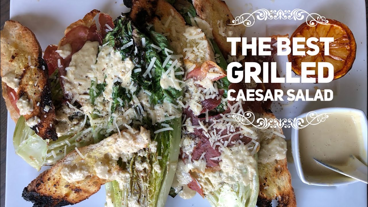 Grilled Romaine Caesar Salad ~ Classic Caesar Salad Dressing Recipe ~ Cheoff Geoff