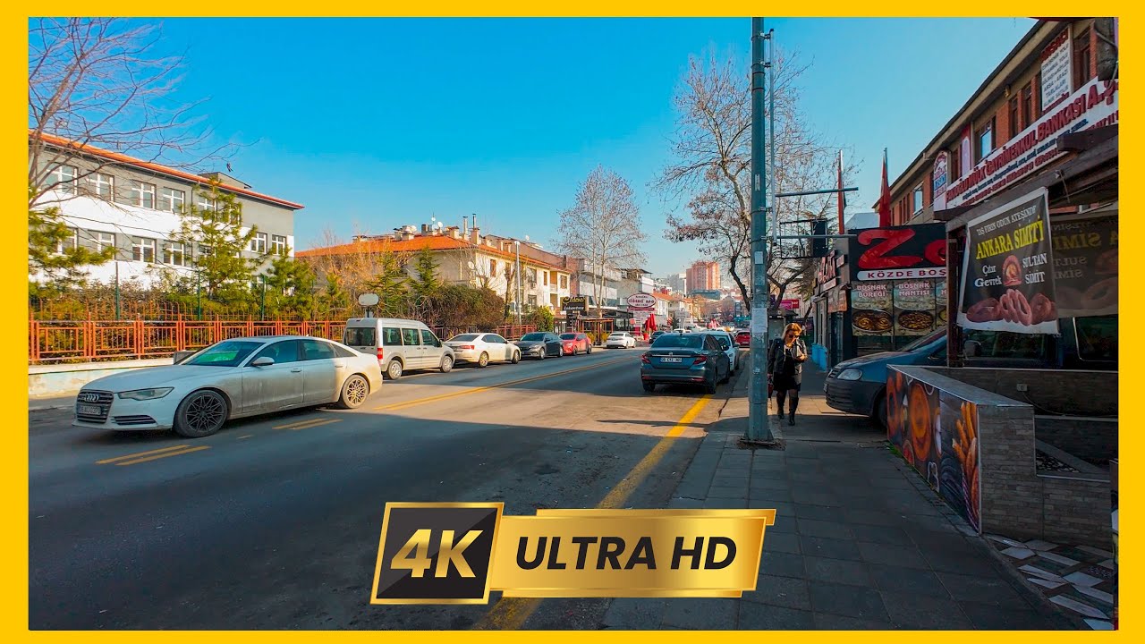 Ankara [4k50fps] | Balgat'ta Yürüyüş - Wandering Around Balgat