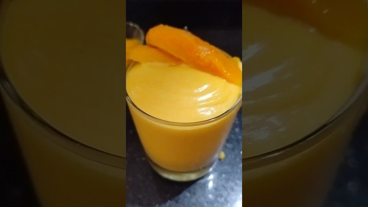 Mango Mousse 🥭🍧😋😍/ Easy Mango recipe 🥭🤩 / Easy Mango Mousse recipe 🥭😍