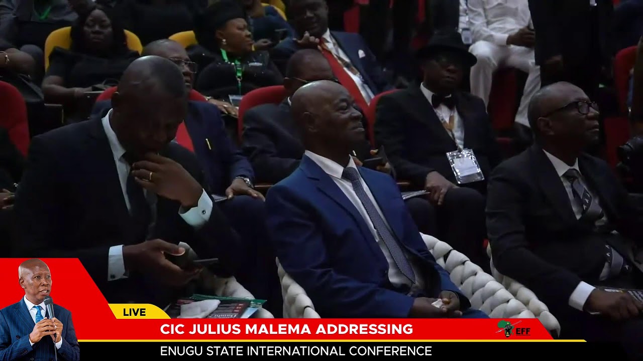 President Julius Malema addresses Nigerian Bar Association Annual General Conference