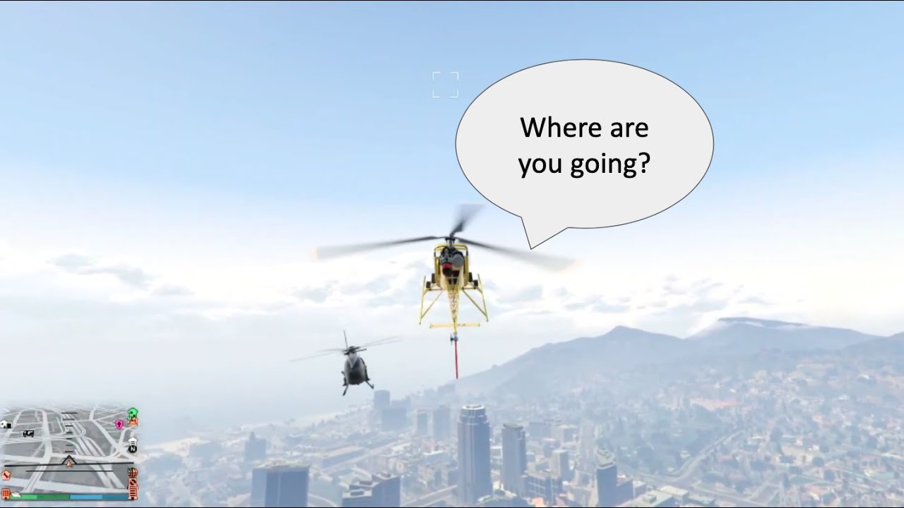 This is where Merryweather Backup heli goes in GTA Online