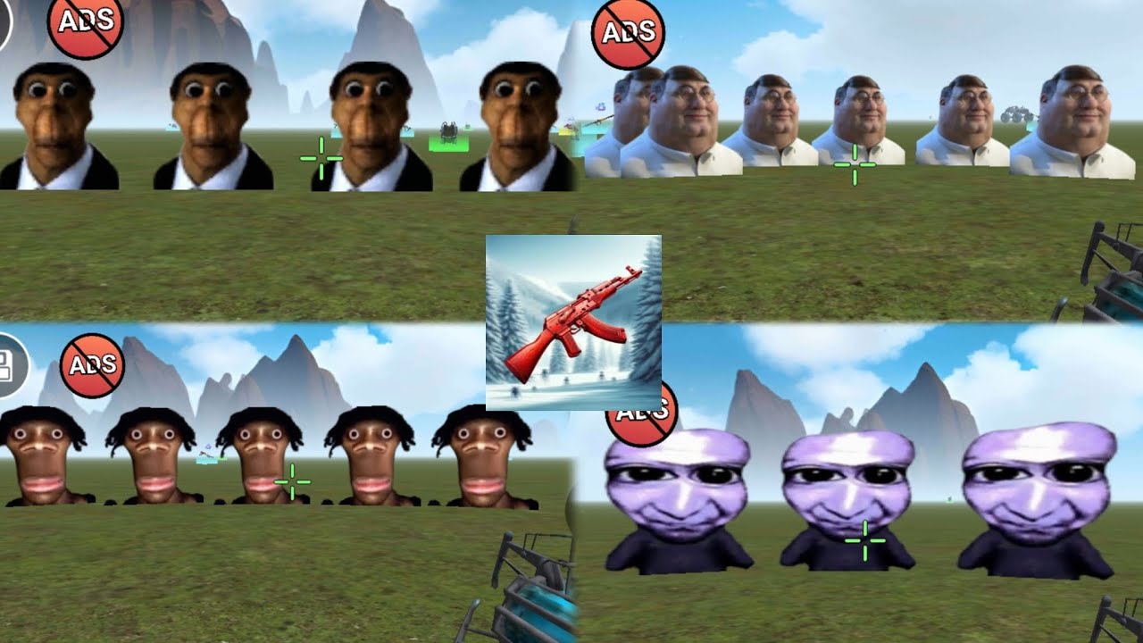 todos los nextbots vs yo en winter frozen bot #nextbots #winter #gameplay #nextbotssandbox