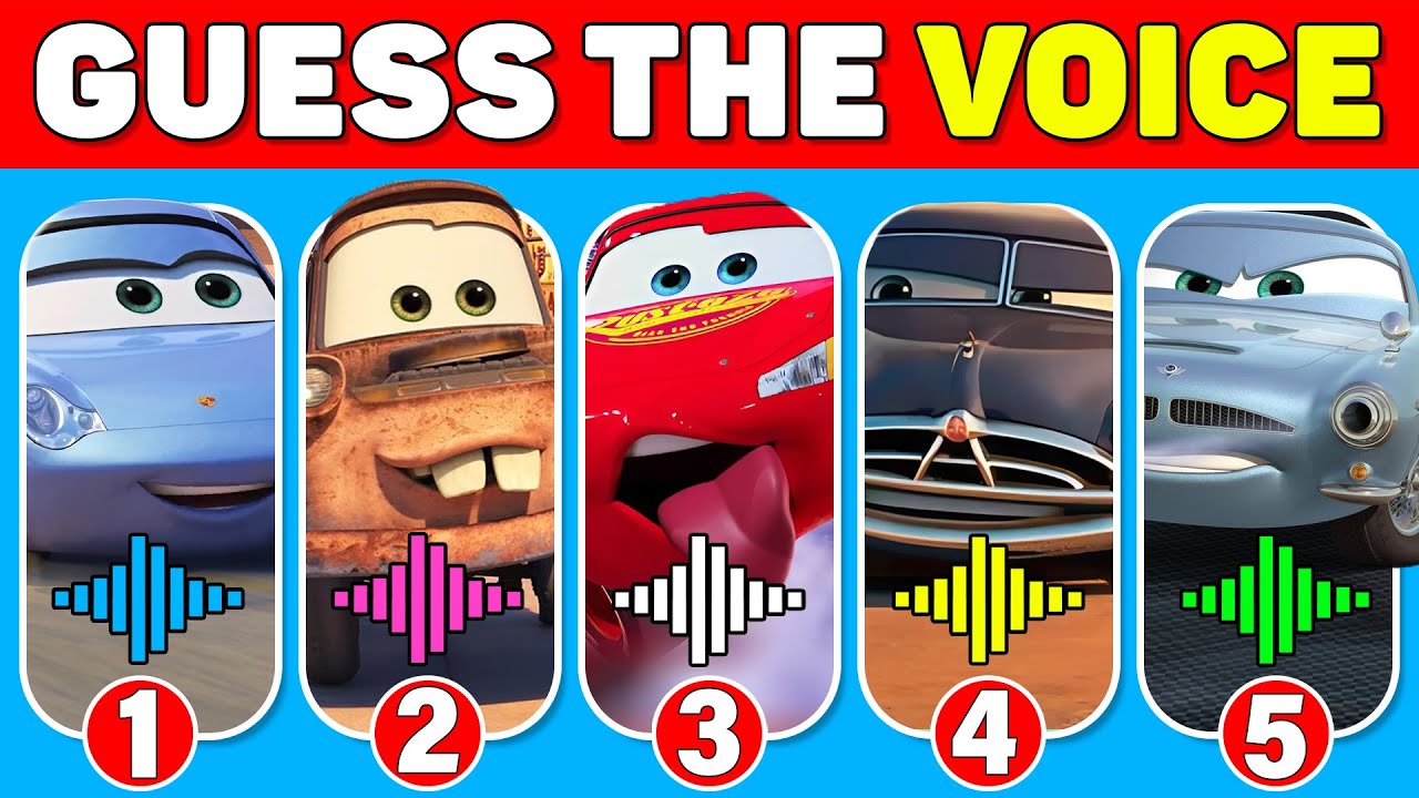 Guess the CARS Characters by Their Voice - Quiz for Fans!