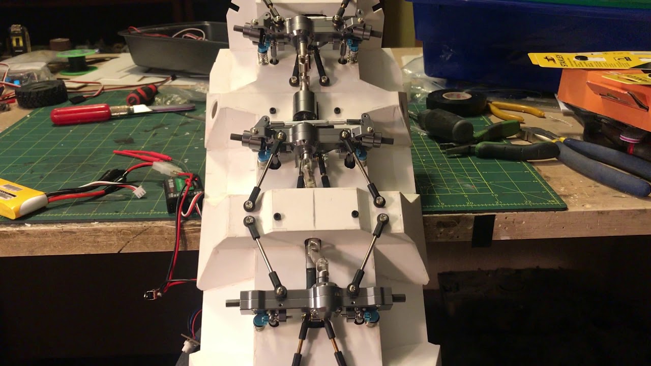 RC 1/16 scale TPz-1 Transportpanzer Fuchs 6x6 steering test
