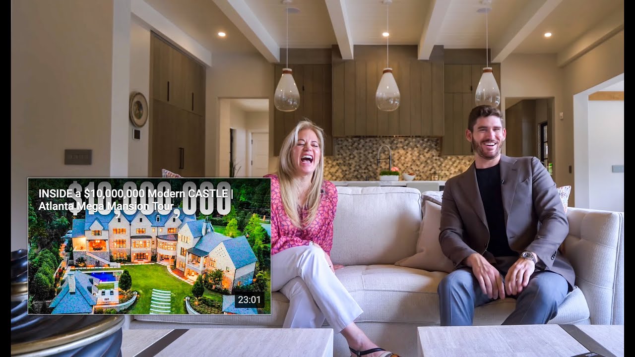 Debra Johnston & Erik Conover Tour Trophy Home 4725 Northside Drive | Atlanta Luxury Real Estate