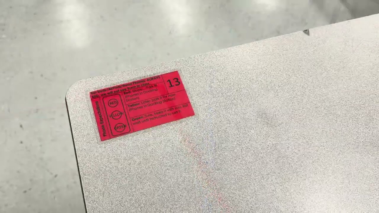 How to… Phone/Electronics Expectations - Be Successful in Mr C’s Class