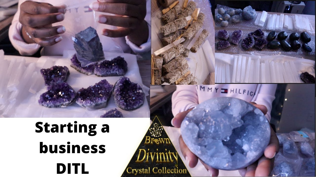 Starting my Crystal shop | Day in the life