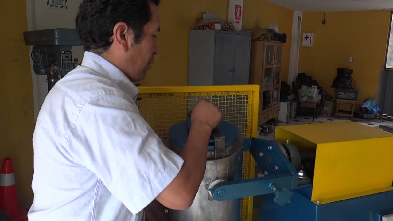 Molino de bolas a nivel de laboratorio