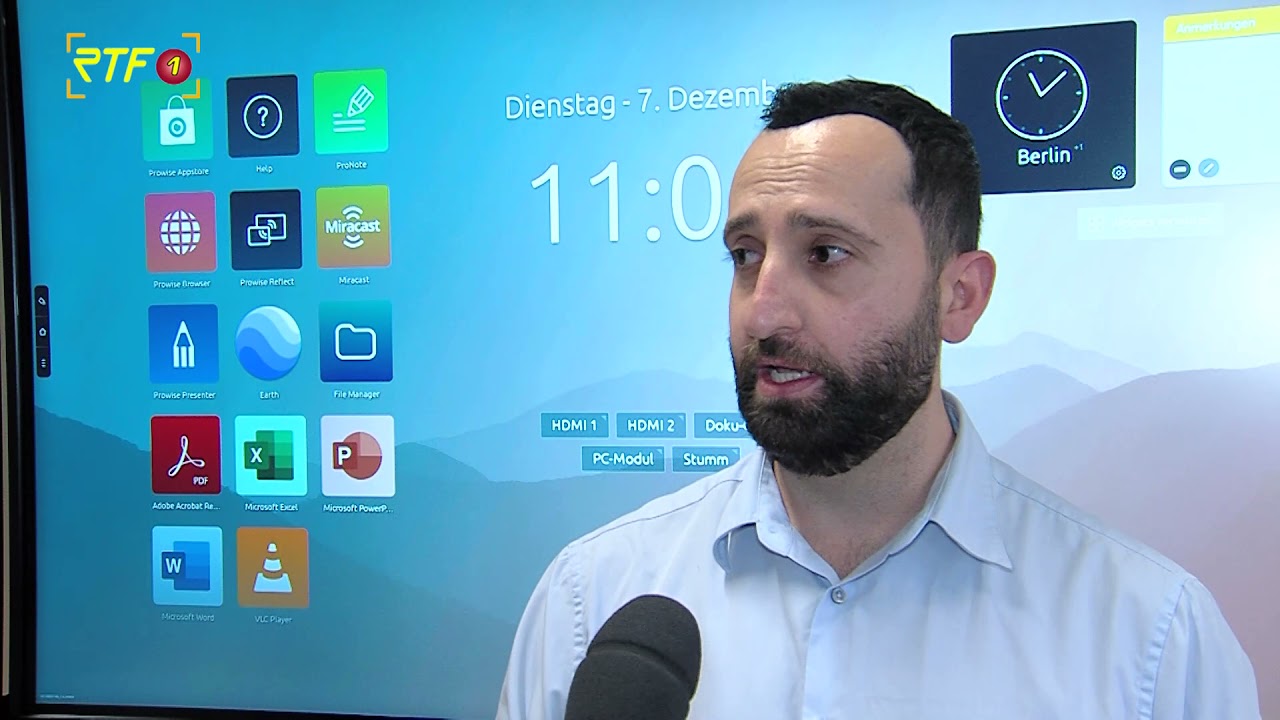 Bildschirm statt Kreide: Digitale Tafeln für alle Schulen in Bad Urach