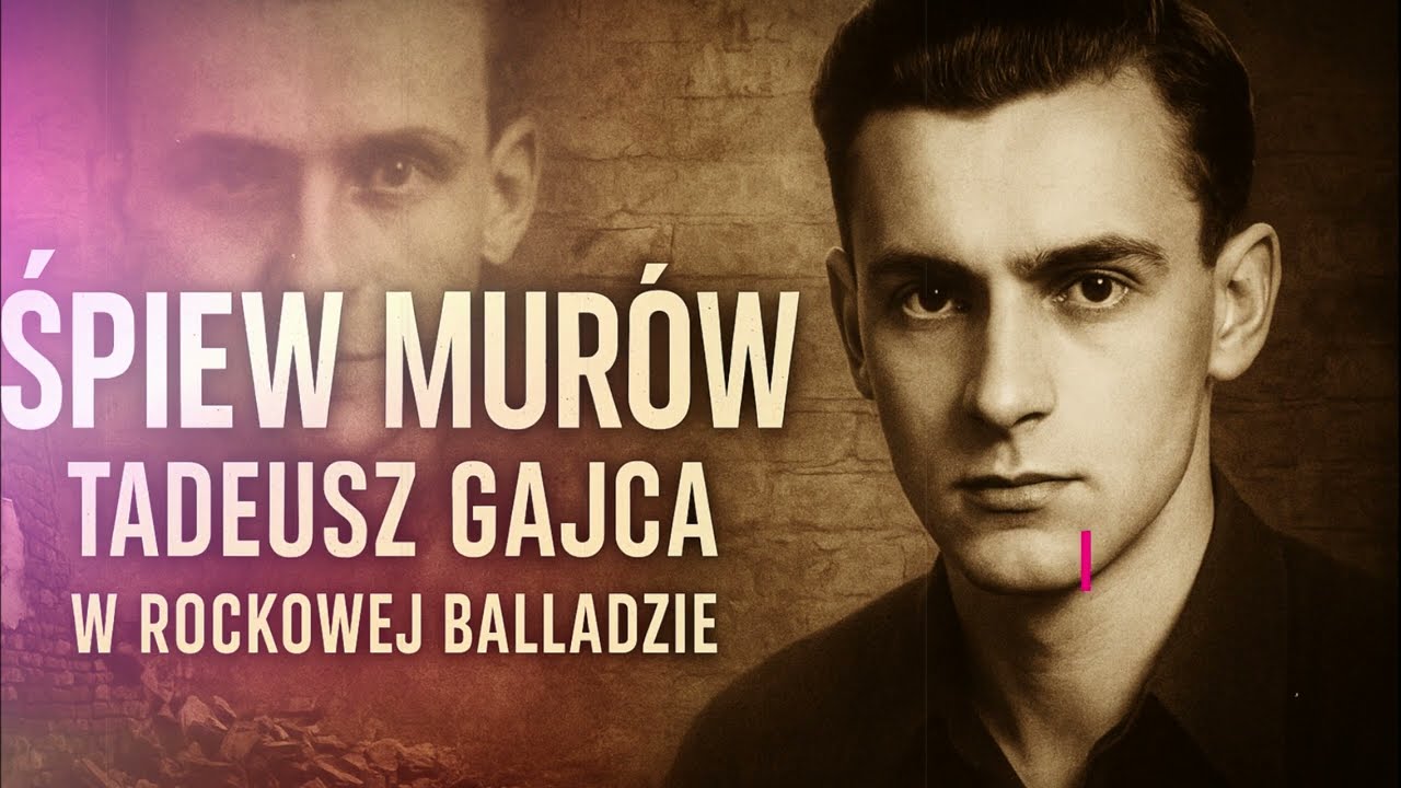 Tadeusz Gajcy – „Śpiew murów” | Rockowa ballada o pamięci i buncie