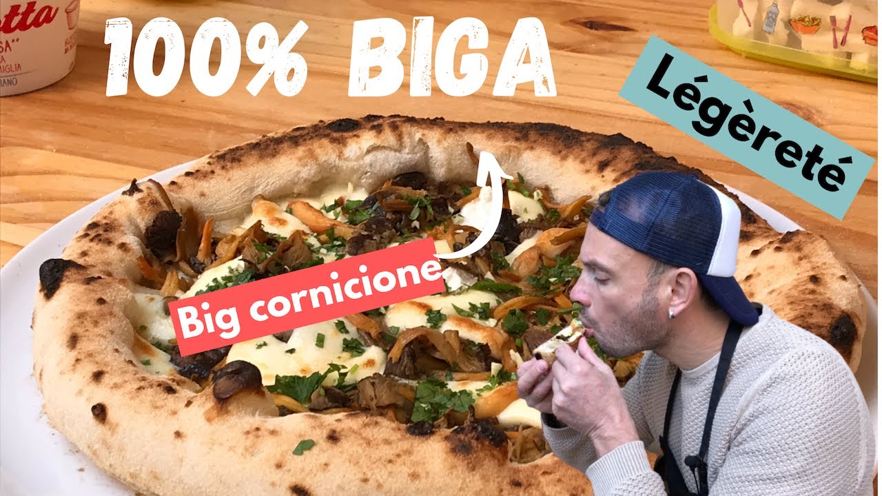 💣Recette de pizza biga 100 - 70% hydratation I [UNE BOMBE ATOMIQUE] 💣
