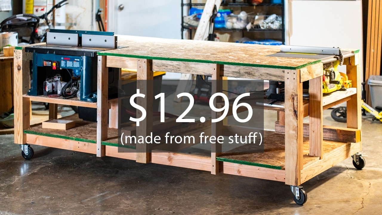 Building my first Workbench (out of scraps)