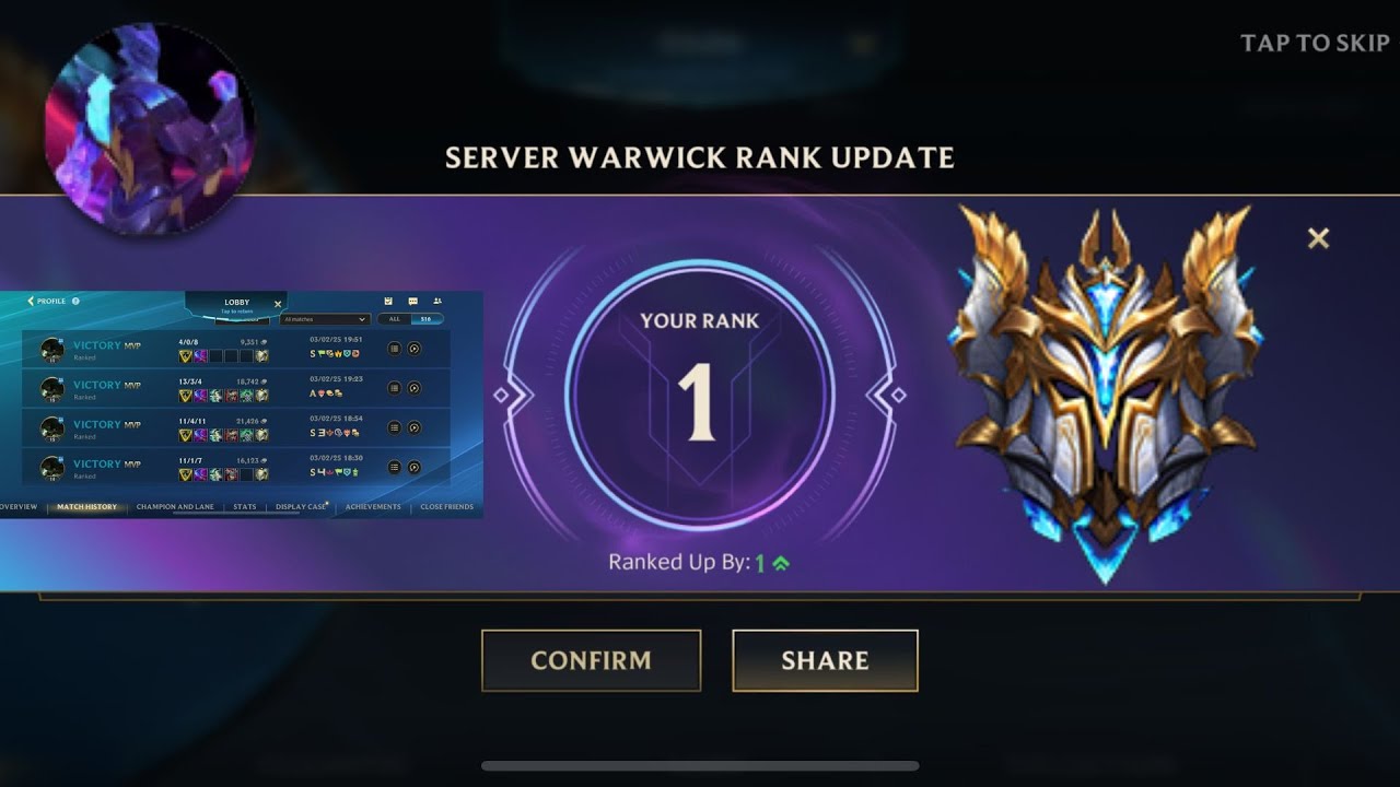 What A Rank 1 Warwick Looks Like