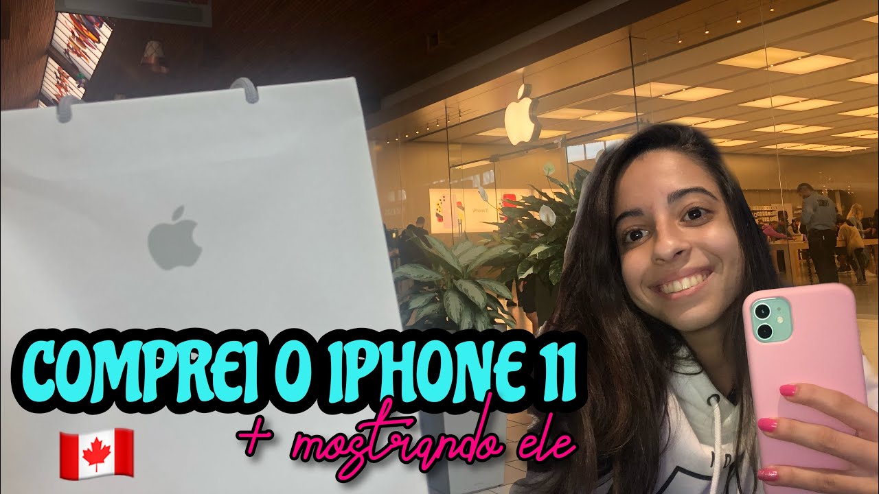COMPREI O IPHONE 11 + MOSTRANDO ELE | Diário de Intercâmbio #4