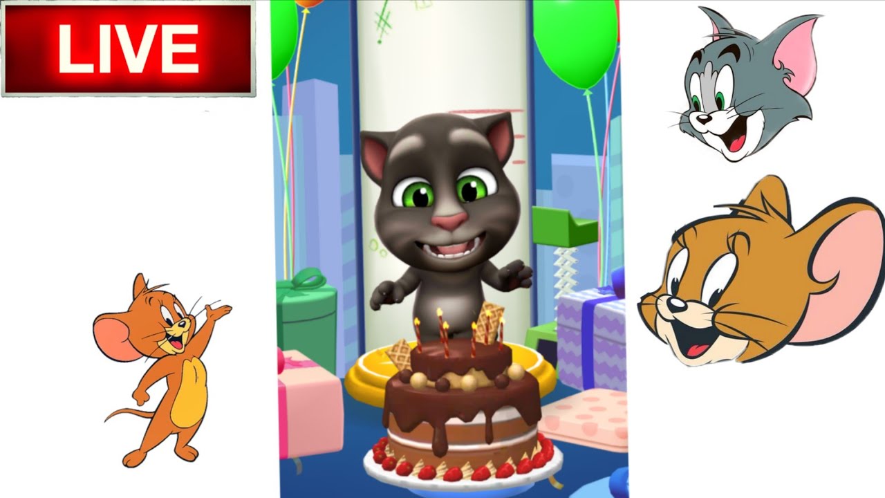 Talking Tom 😂 is live