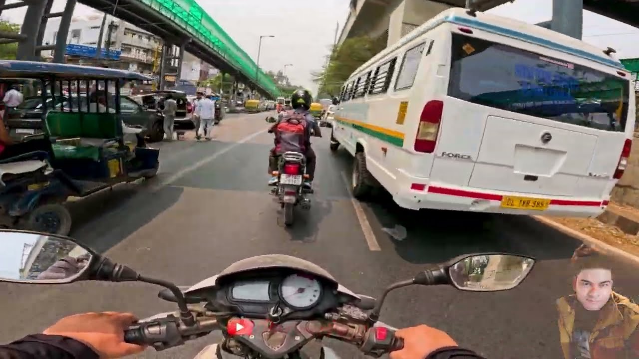 Vlog 54 - Jagatpuri to Welcome Metro Station | Bike travel video - Day