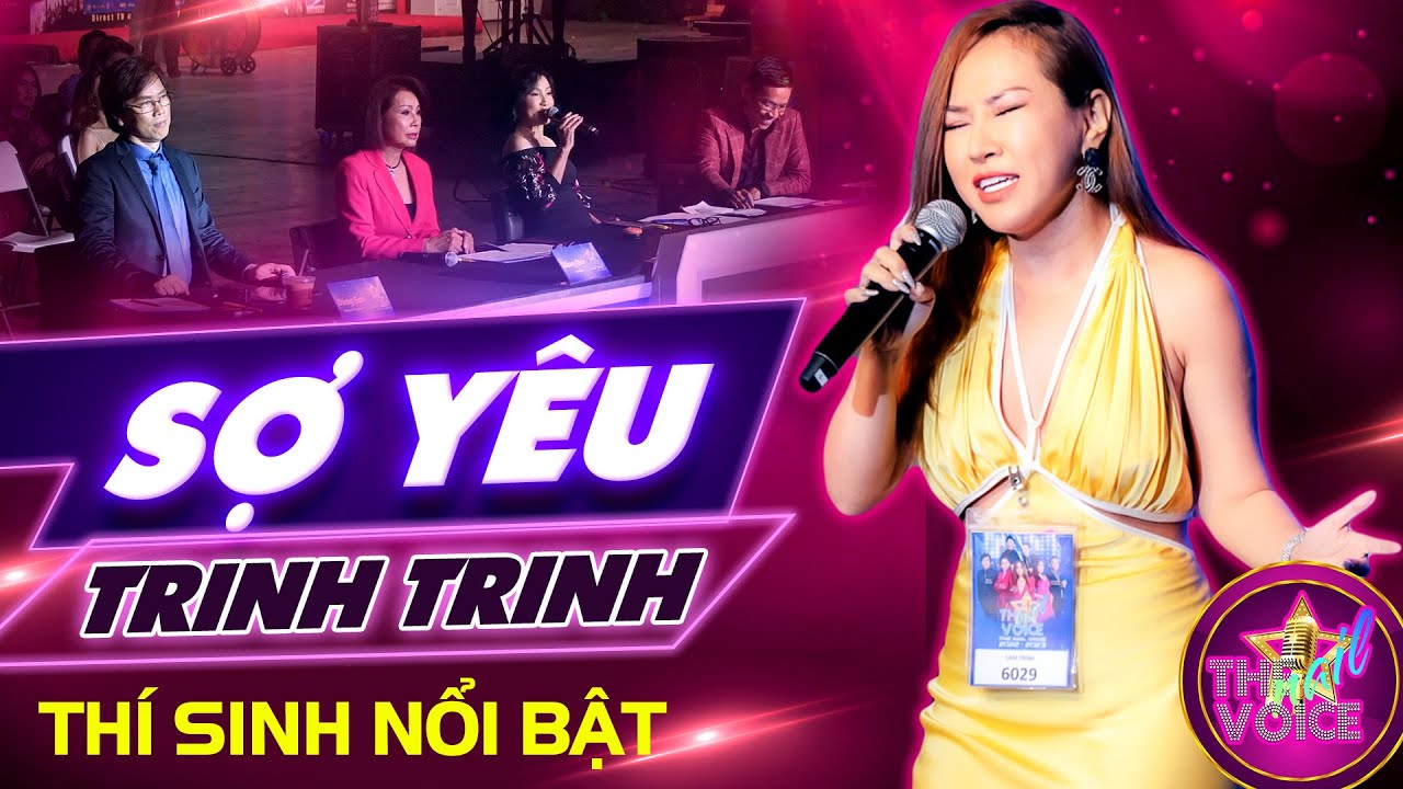 MÊ MẨN Giọng Hát Lạ Của Cô Thí Sinh Xinh Đẹp Này | Trinh Trinh - Sợ Yêu