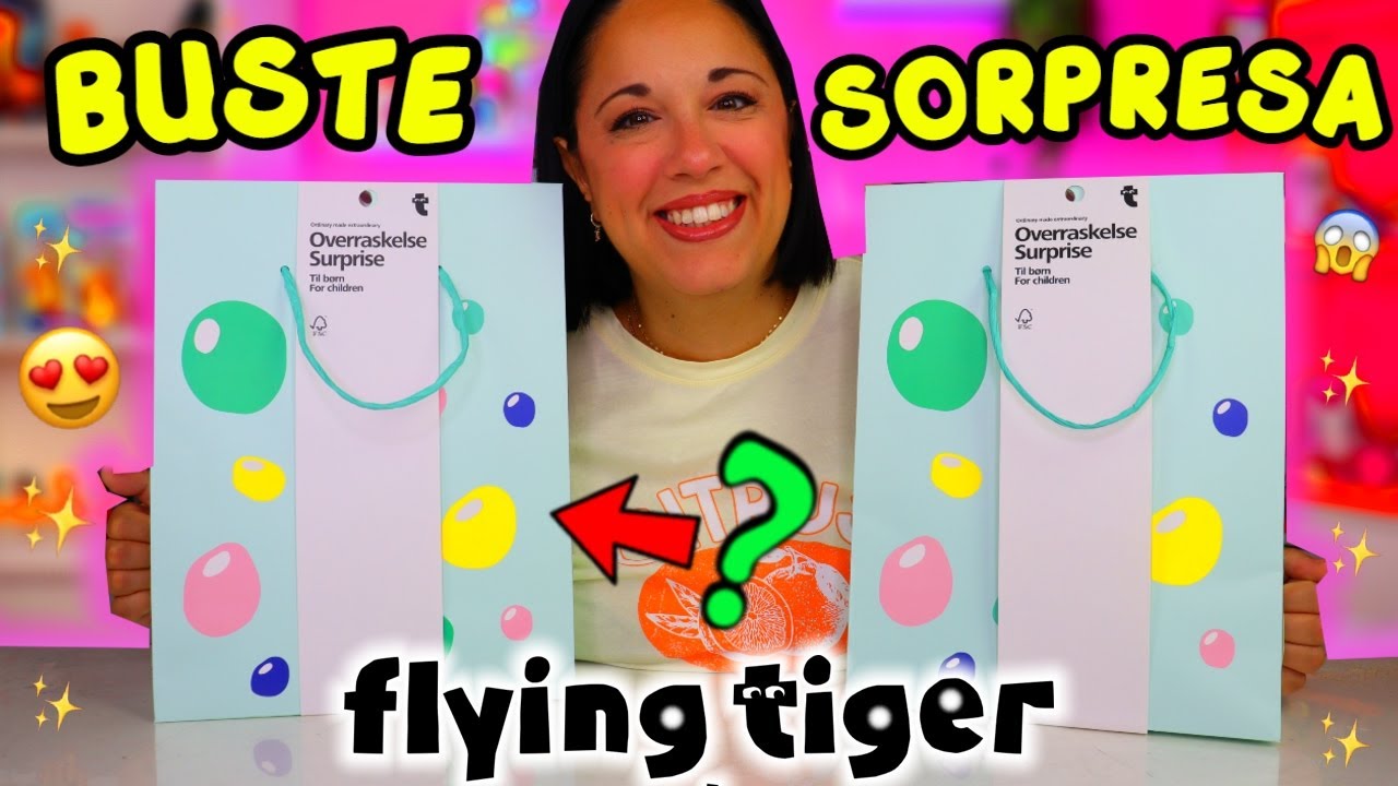 Apro 2 BUSTE SORPRESA di TIGER! iolanda sweets