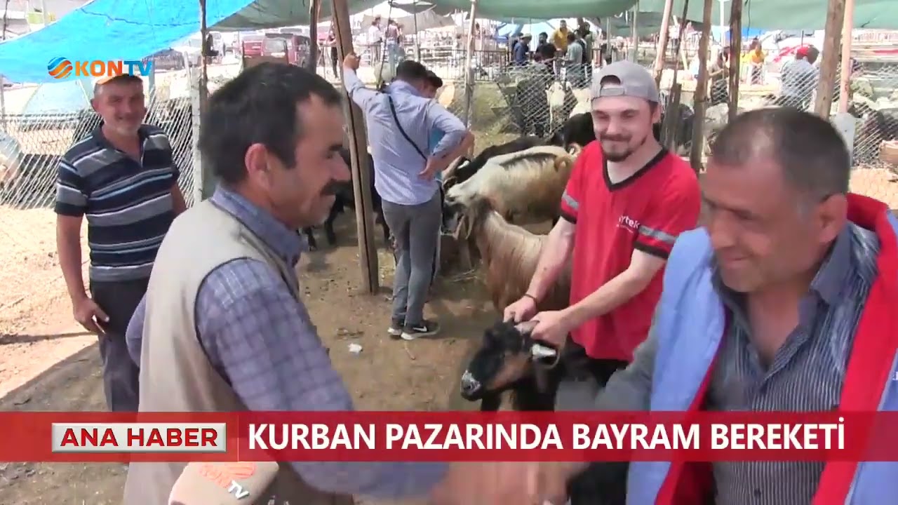 Kurban pazarında bayram bereketi