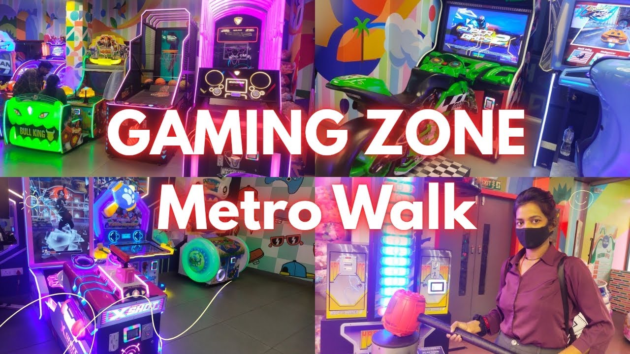 GAMING ZONE VLOG | METRO WALK DELHI 