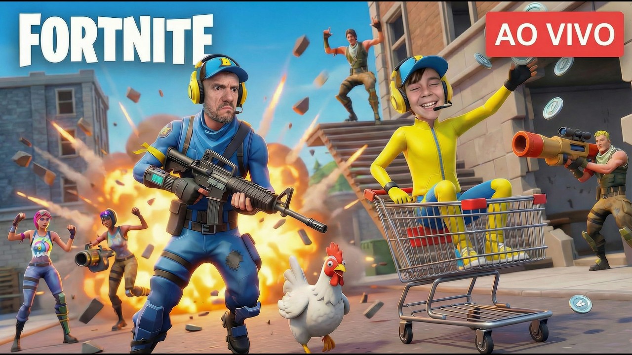 LIVE 🔴 FORTNITE Brancoala Games