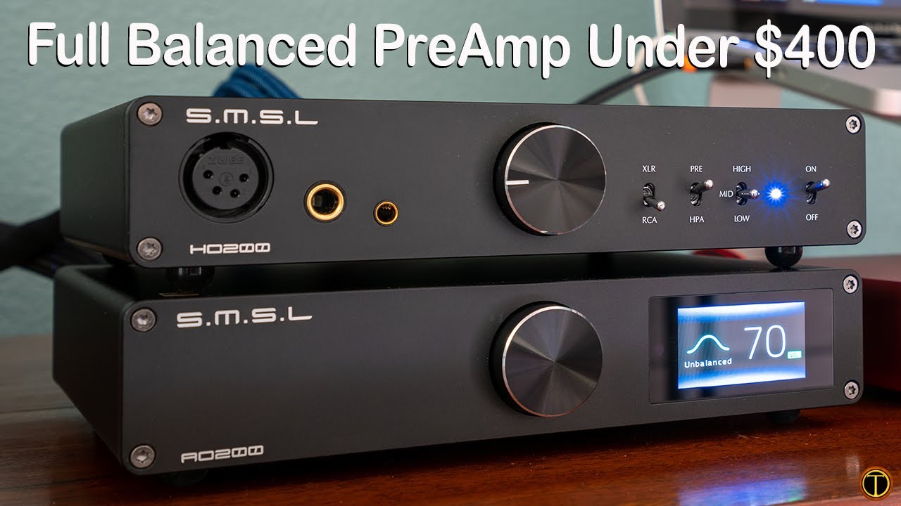 Over Achiever SMSL HO200 PreAmp Review with AO200 Power Amp