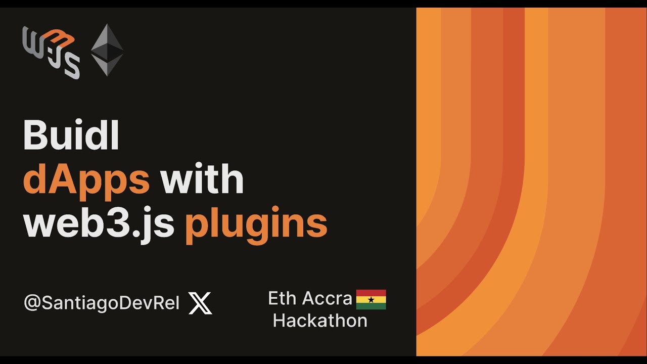 Workshop ETHAccra - Build dApps using web3.js plugins