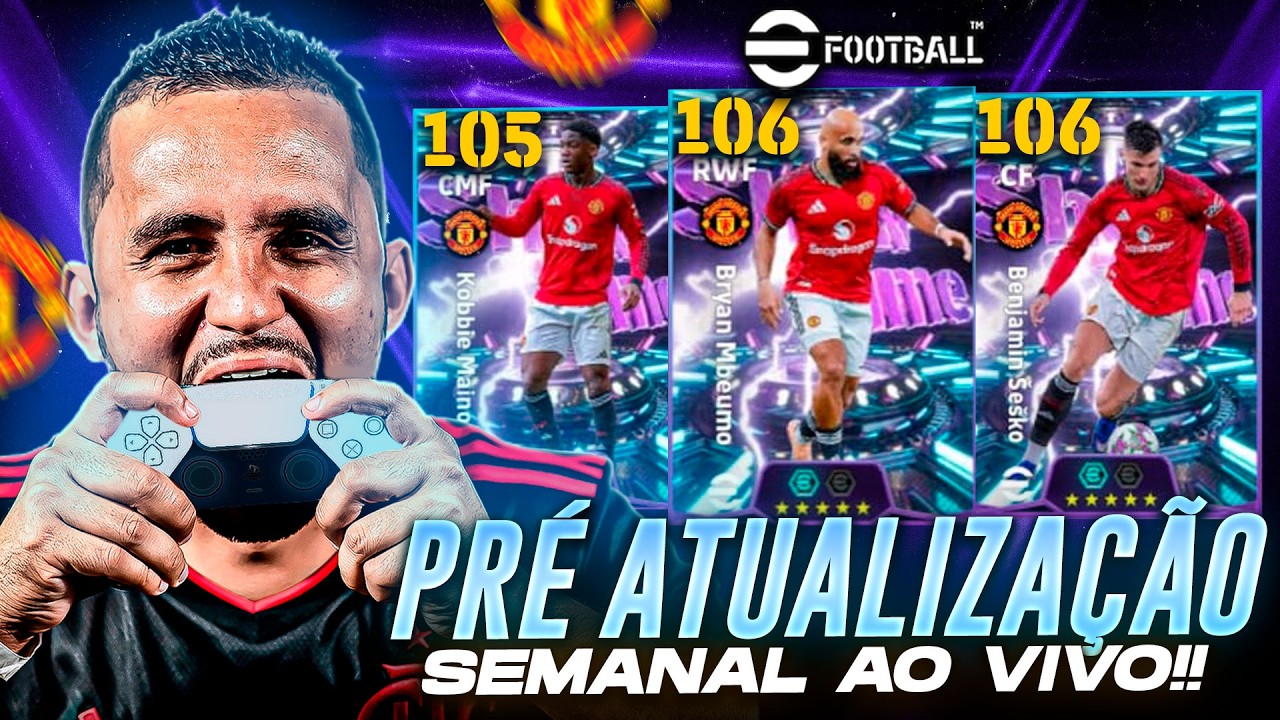 🚨 PRÉ ATUALIZAÇÃO SEMANAL AO VIVO | EM BUSCA DA PRIMEIRA DIVISÃO DA LIGA EFOOTBALL | EFOOTBALL