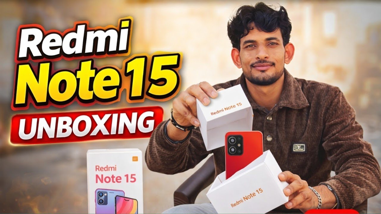 🔥 Redmi Note 15 Unboxing 🔥 First Look | Price, Features & Camera Review Hindi | RahulSharmaRj34 
