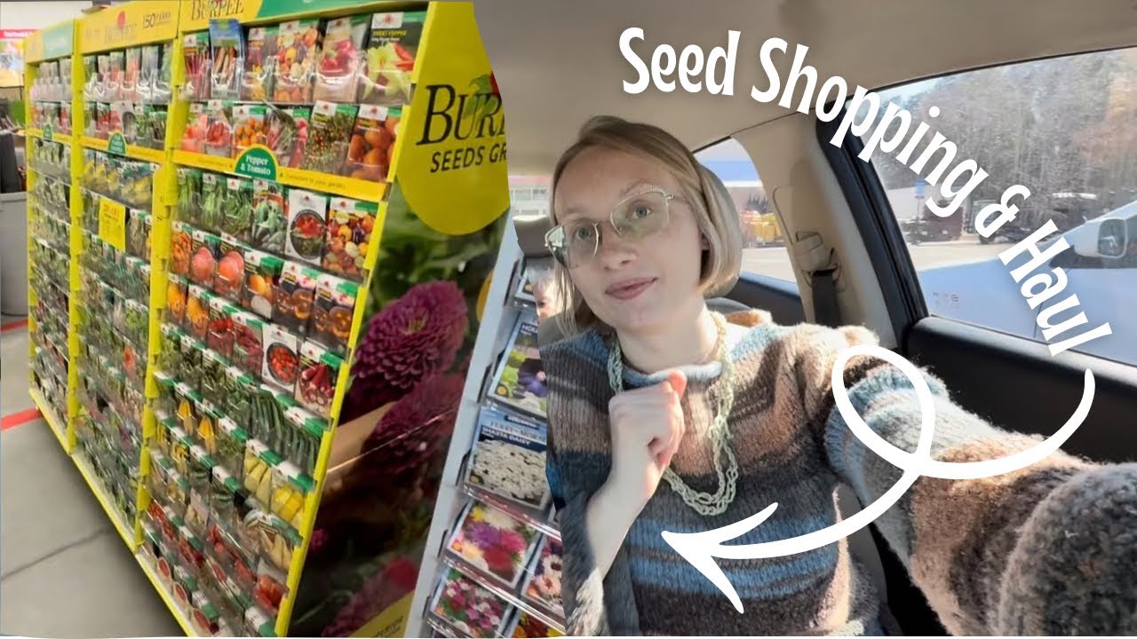 Seed Shopping for Our 2026 Garden | Vlog