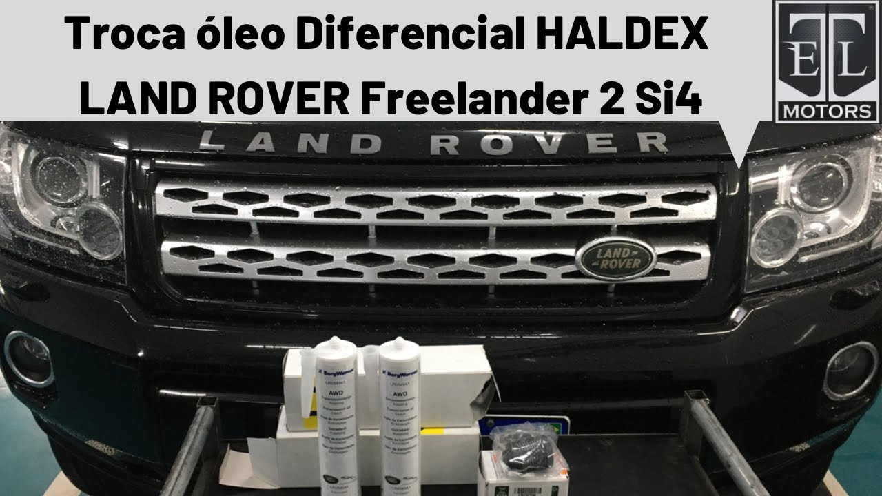 Troca óleo diferencial HALDEX LAND ROVER Freelander 2