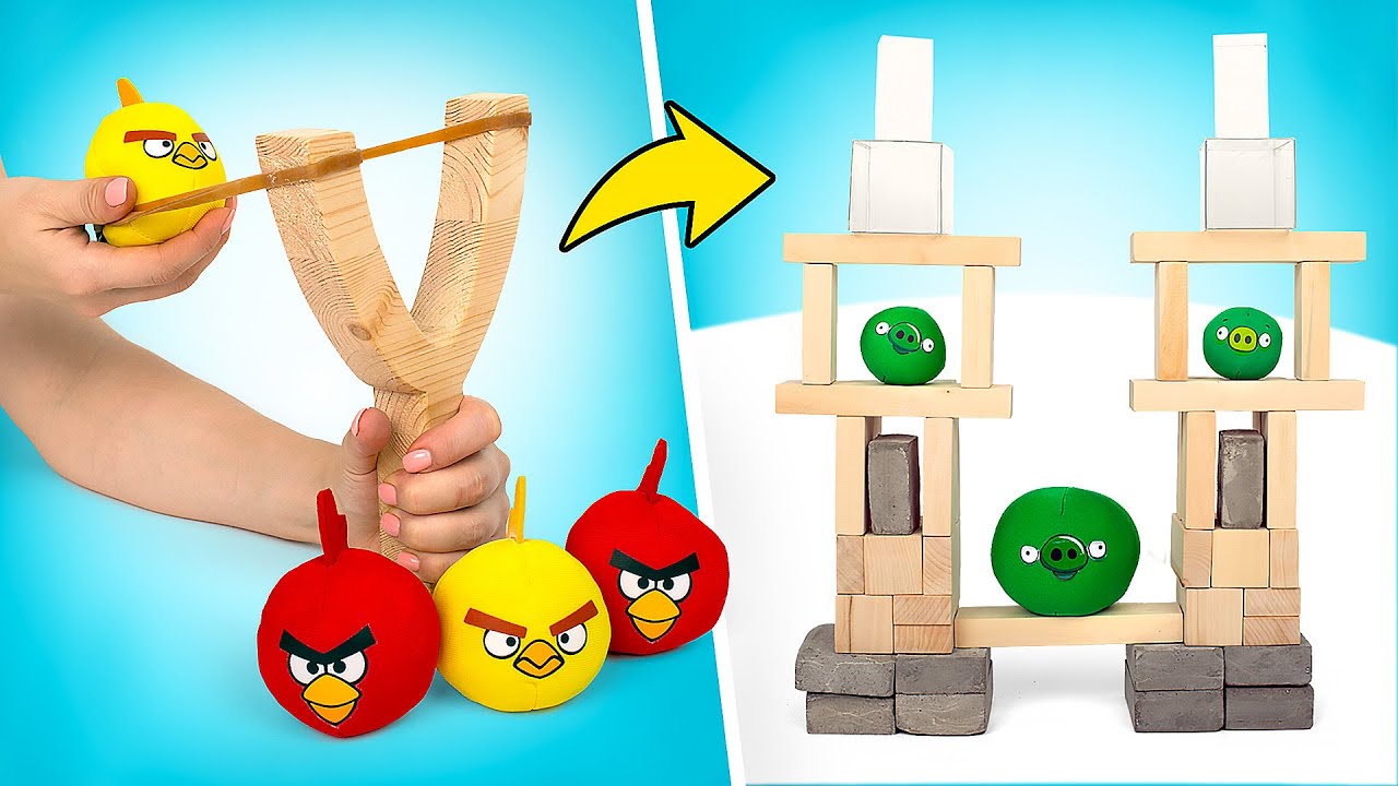Angry Birds Vs Piggies | INCREDIBLE Homemade GAME!