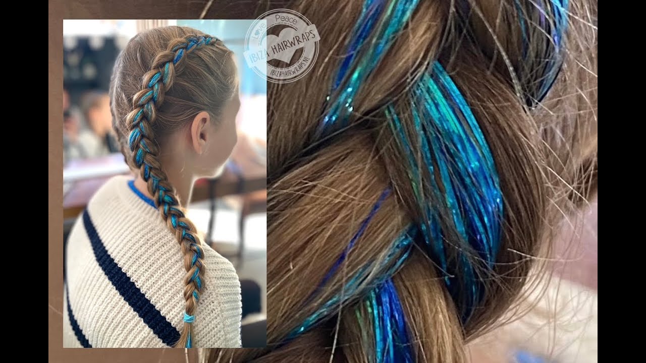 Glittertinsels meevlechten