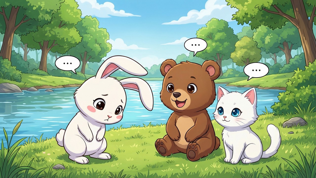 The mystery of the bear cub's sadness in The Troublesome Trio.